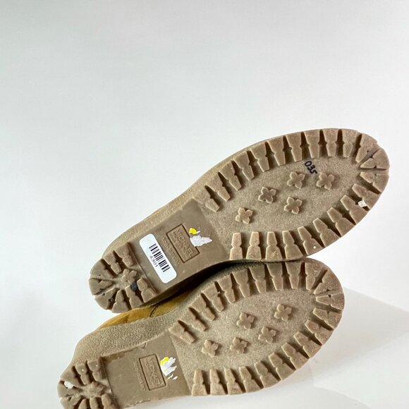 Cabincore | Michael Kors Faux Shearling Camel Lace-Up Bootie | Hygge Cozy Vibes - Picture 7 of 7